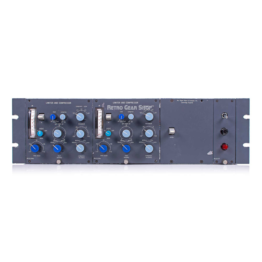 Neve 32254e Stereo Pair Compressor