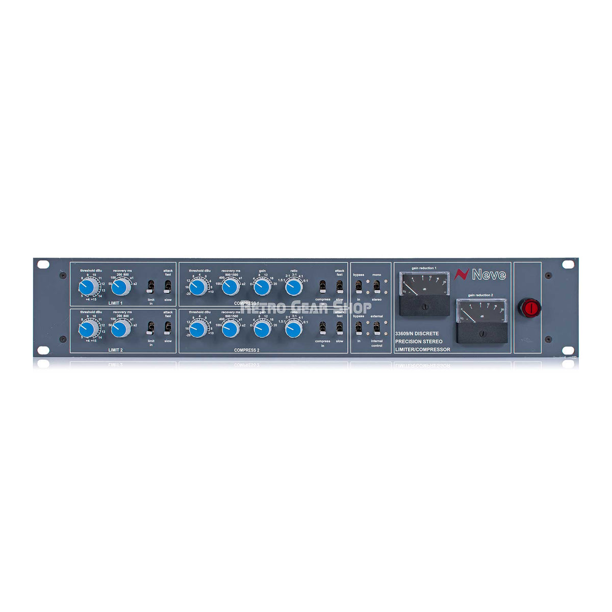 Neve 33609/N Discrete Precision Stereo Limiter Compressor 33609N ...