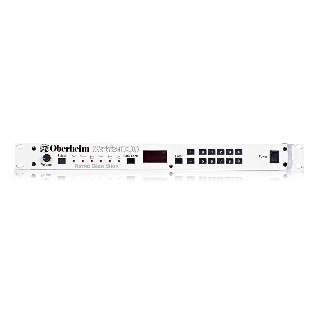 Oberheim Matrix 1000 White Faceplate Vintage Rare Analog Synth