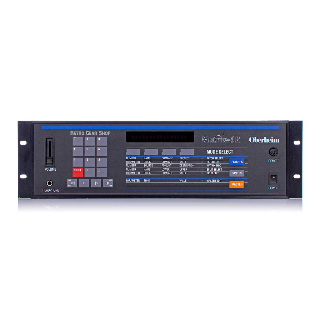 Oberheim Matrix 6R Rare Vintage Analog Rack Synthesizer Synth