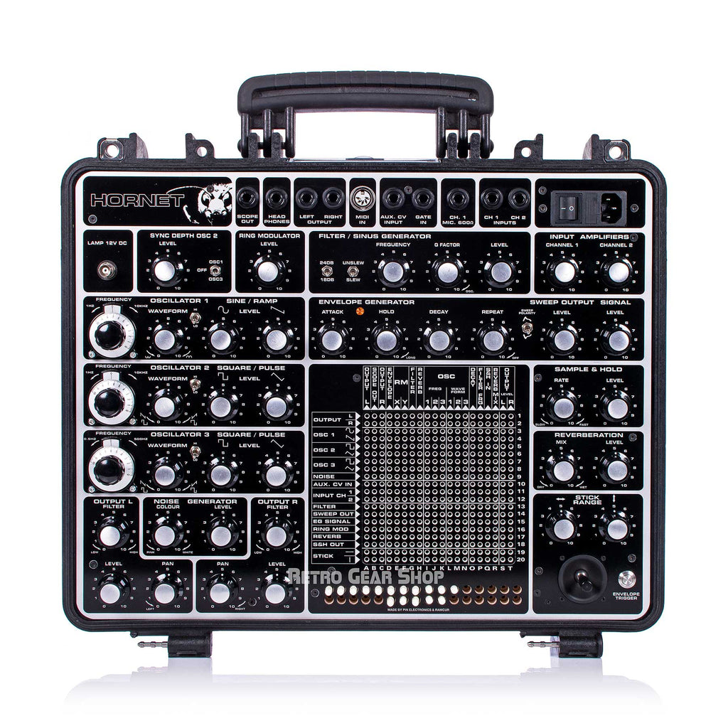 Pin Electronics Ramcur Hornet Portable Modular Synth FM Subtractive Synthesizer Rare
