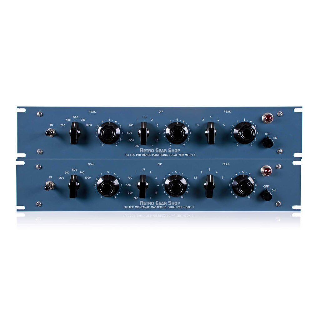 Pultec MEQM-5 Mid-Range Mastering Version Equalizer Sequential Stereo Pair Tube EQ MEQM5