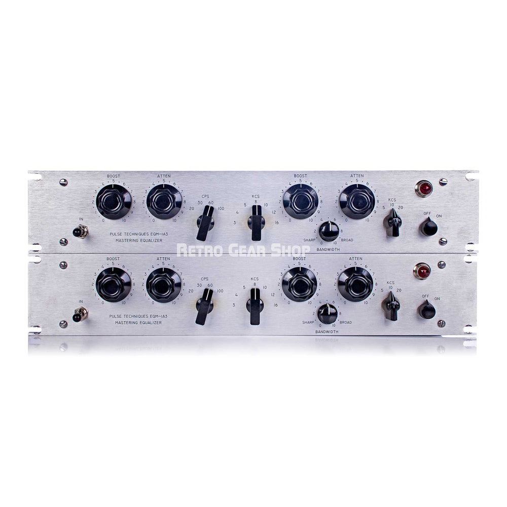 Pultec EQM-1A3 Mastering EQ Stereo Matched Pair