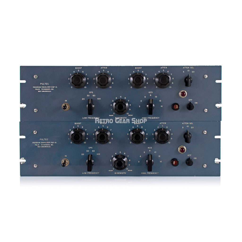 Pultec EQP-1A Program Equalizer EQ Sequential Pair Vintage Rare EQP1A Pulse Techniques