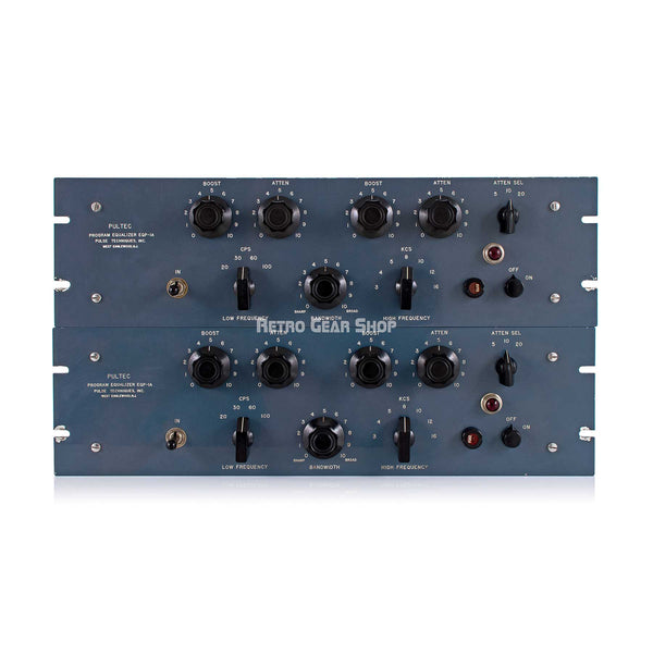 Pultec EQP-1A Program Equalizer EQ Sequential Pair Vintage Rare EQP1A Pulse Techniques
