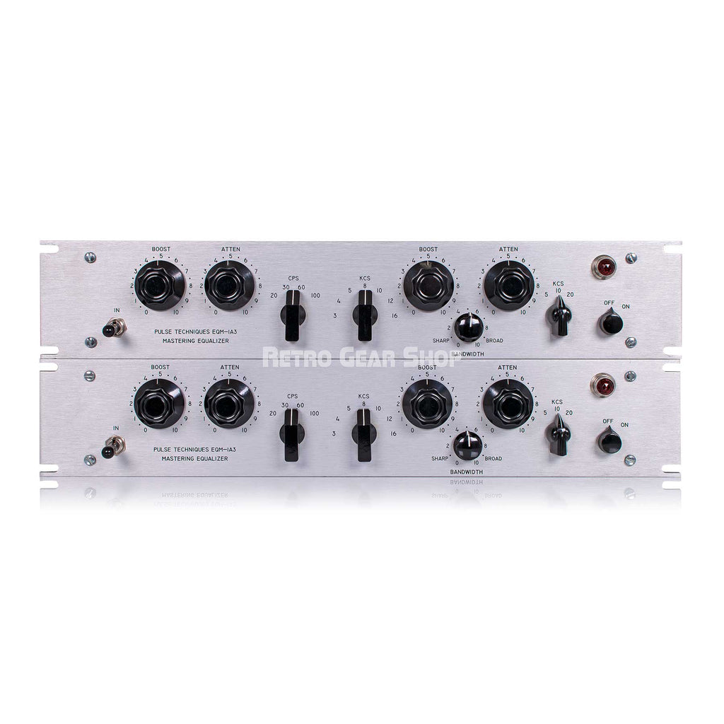 Pultec Pulse Techniques EQM 1A3 Stereo Pair Mastering EQ Sequential 