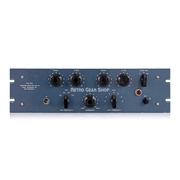 Pultec EQP-1A Pulse Techniques Program Equalizer EQ Vintage Rare EQP1A