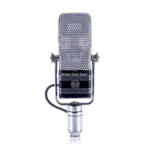  RCA 44BX Black Chrome #2954 Serviced Vintage Microphone Rare Ribbon Mic