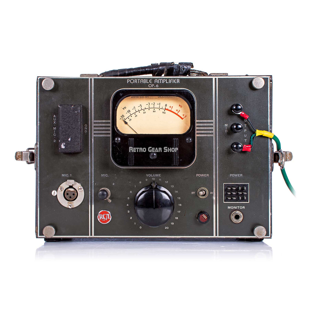 RCA Portable Amplifier OP-6 Microphone Preamp OP6 Vintage Rare
