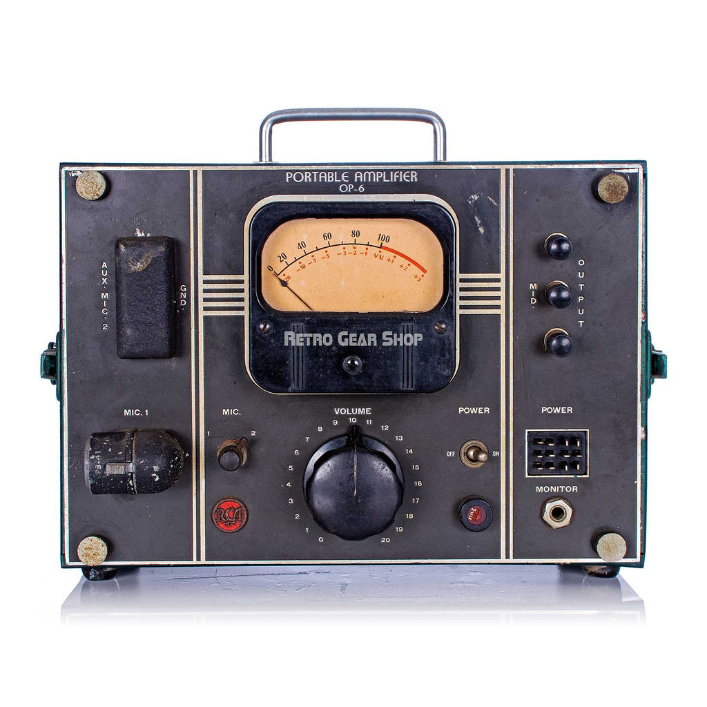 RCA Portable Amplifier OP-6 Microphone Preamp OP6 Vintage Rare