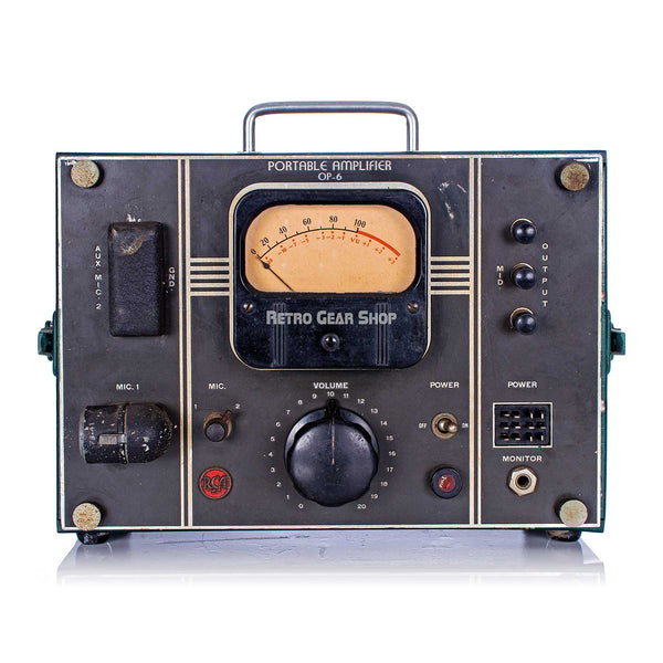 RCA Portable Amplifier OP-6 Microphone Preamp OP6 Vintage Rare