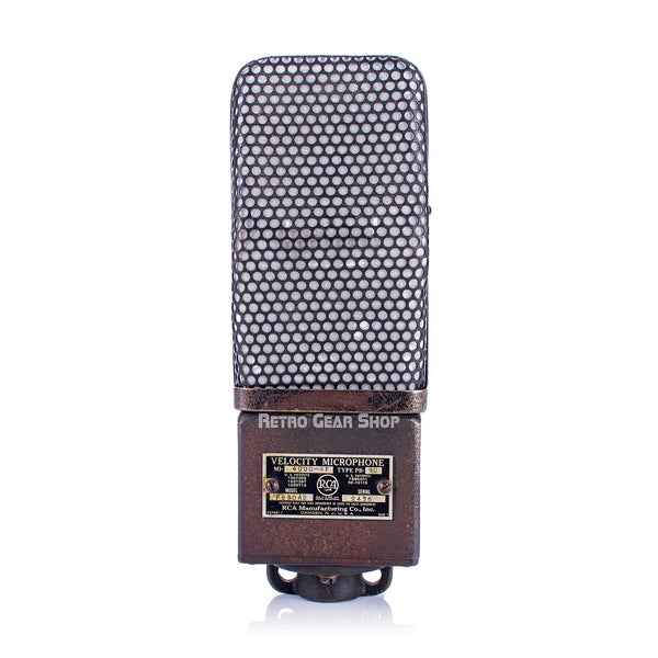 RCA PB-90 Velocity Ribbon Microphone PB-90A2 MI-4000-AF Vintage Rare