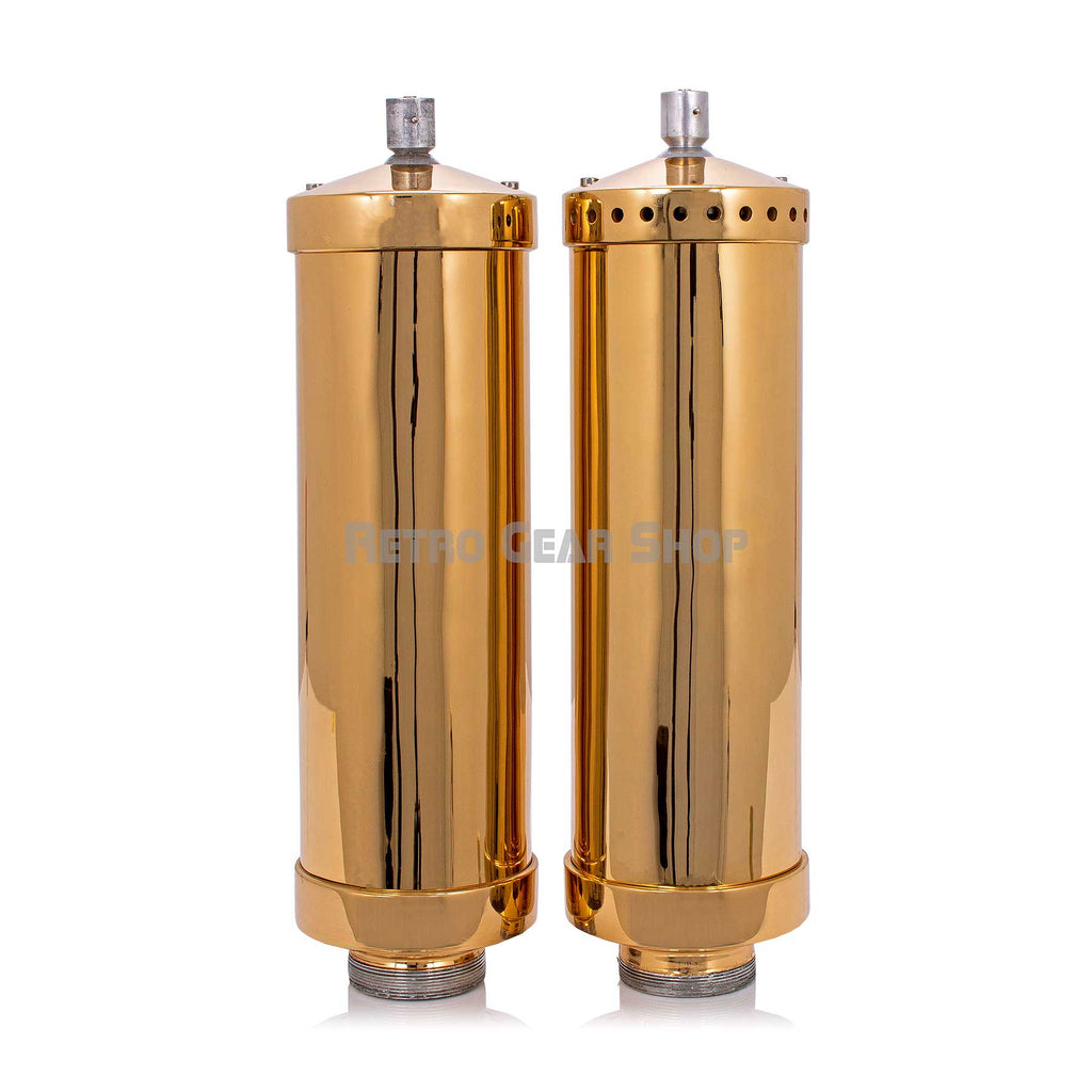 RFT 7151 Mic Pair Gold Plated Bottle Microphone Vintage Rare