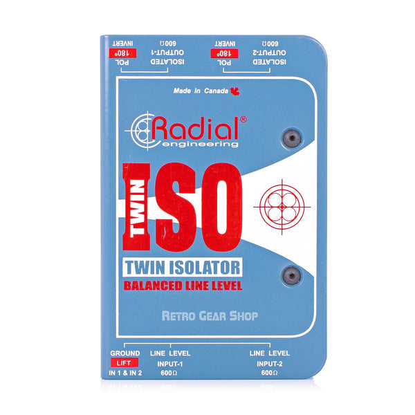 Radial Engineering Twin Iso Passive Line-Level Isolator