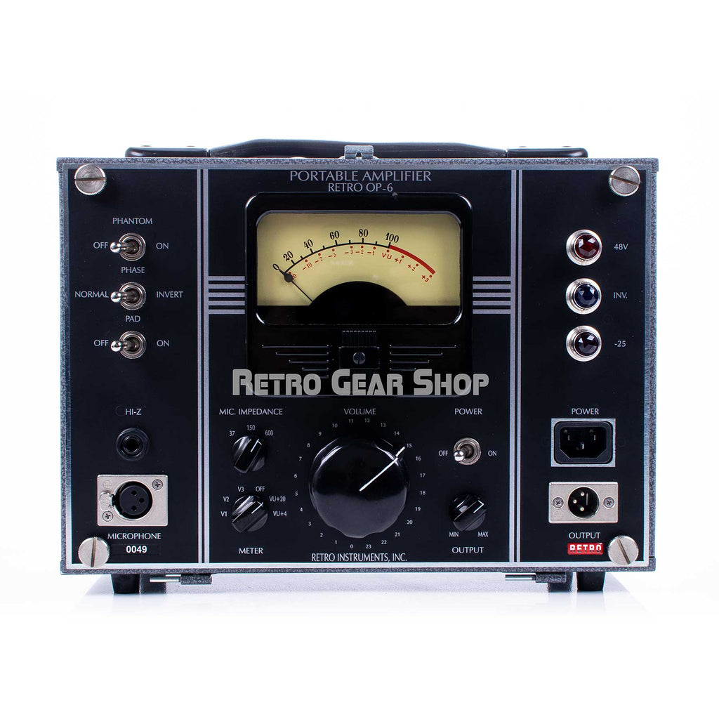 Retro Instruments OP-6 Portable Amplifier Tube Preamp