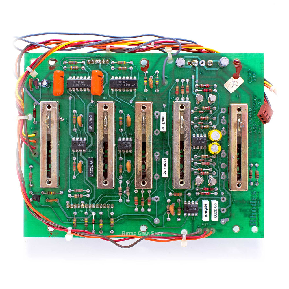 Arp Rhodes Chroma Keyboard Expander EQ Circuit Board #4