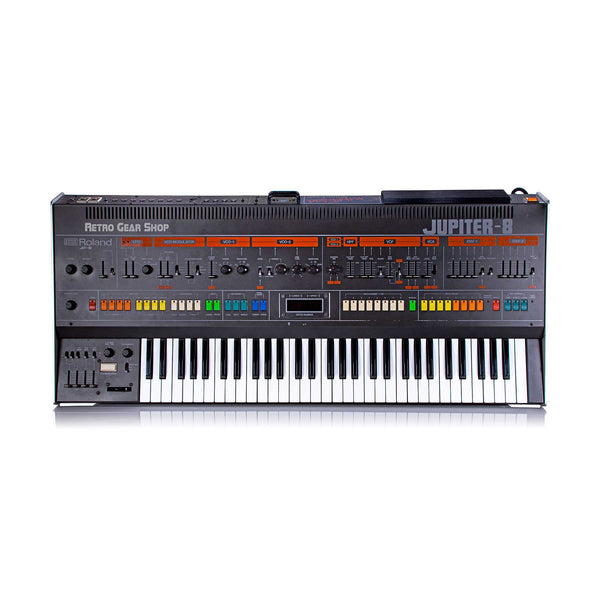 Roland Jupiter 8 Rare Vintage Analog Synthesizer Synth JP8 + MD-8 Midi DCB Interface 14-bit Serviced