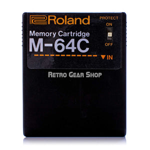 Roland M-64C Memory Cartridge for Vintage Analog Synthesizers Drum Machines
