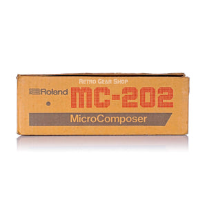 Roland MC-202 Micro Composer Original Box + Tape Cassette + Manuals MC202