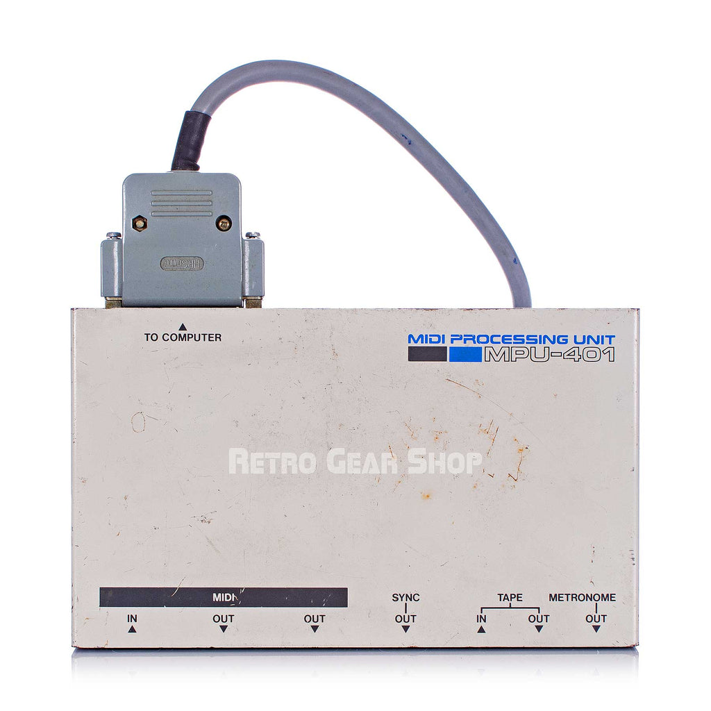 Roland MPU-401 Midi Processing Unit with Computer Cable Rare Vintage