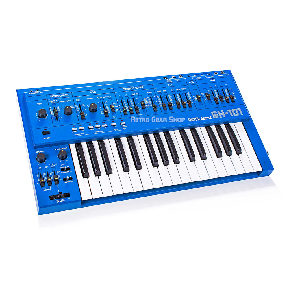 Roland SH-101 Blue + MG-1 Mod Grip