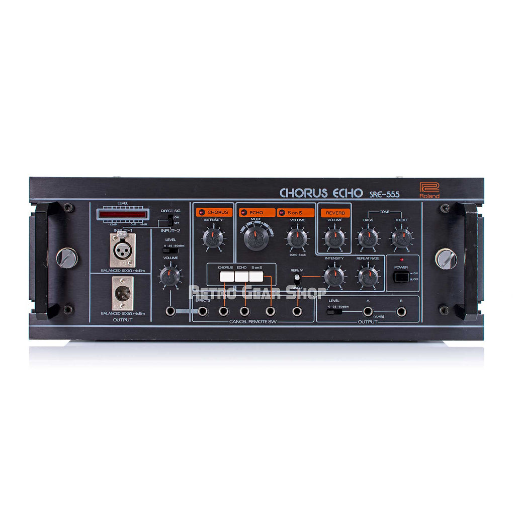 Roland SRE-555 Chorus Echo Tape Delay Spring Reverb Vintage Rare Effect Rackmount