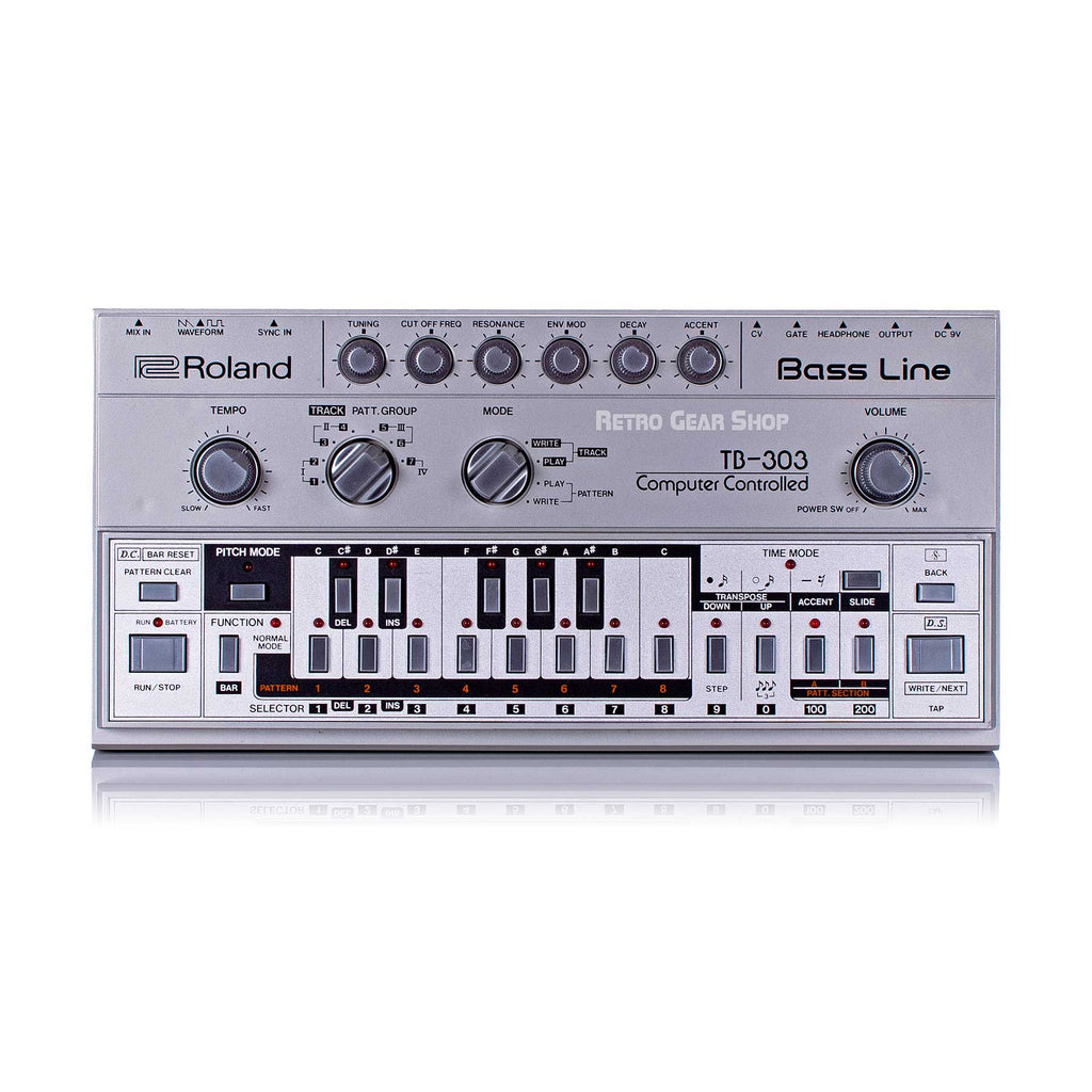 Roland TB-303 TB303 Bassline Rare Vintage Analog Synthesizer Synth Minty with Box