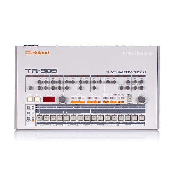 Roland TR-909 V4.0 Drum Machine Rare Vintage Analog Synthesizer Synth Fully Serviced