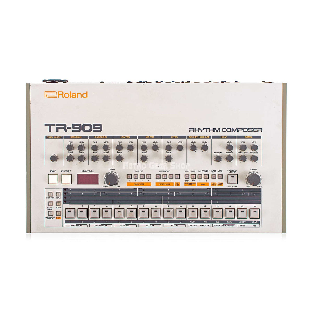 Roland TR-909 Rhythm Composer TR909 Vintage Analog Drum Machine – Retro ...