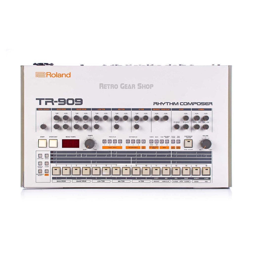 Roland TR-909 Rare Vintage Analog Drum Machine Synthesizer Rhythm Composer TR909