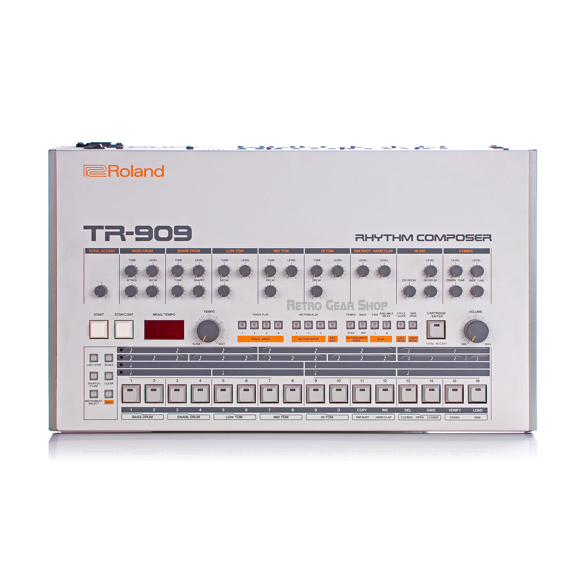 Roland TR-909 Rare Vintage Analog Drum Machine TR909 Rhythm