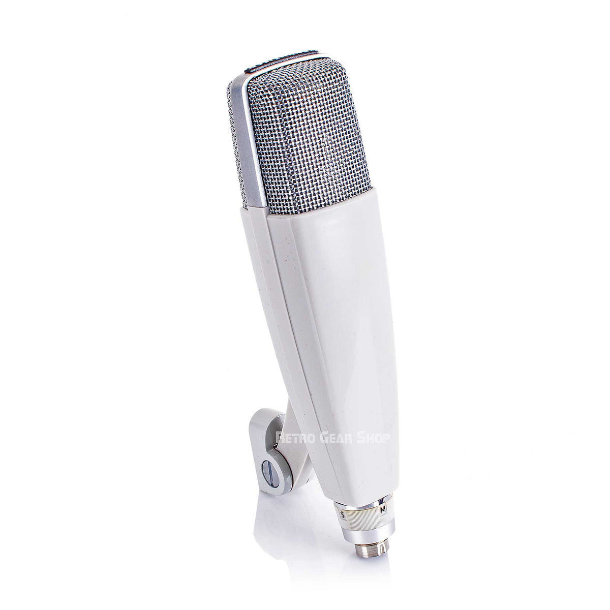 Sennheiser MD421 Rare Vintage Microphone White Cardioid Dynamic