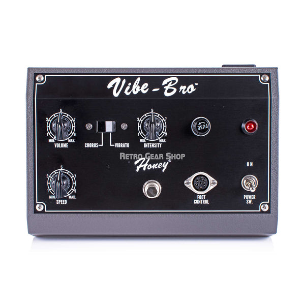 Shin-Ei Vibe Bro Honey Phaser Chorus Vibrato Guitar Effect Pedal