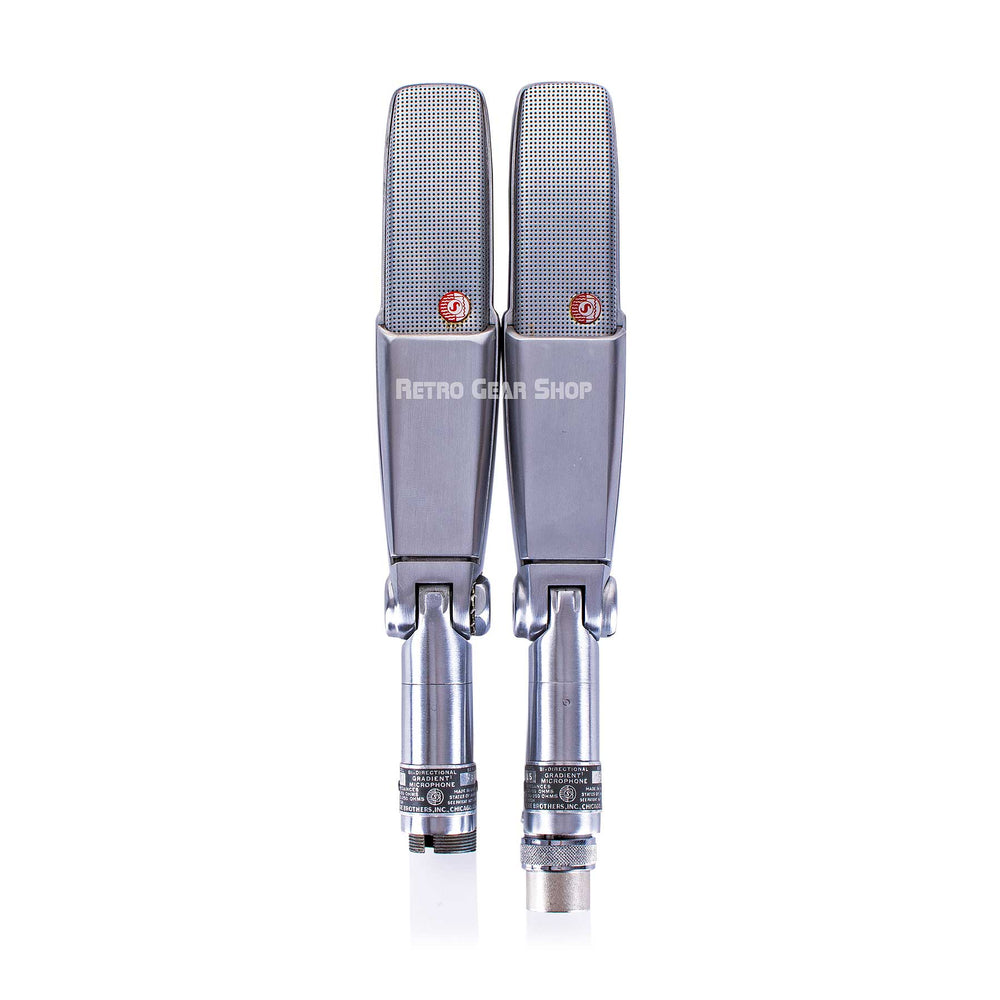 Shure 315 Ribbon Microphone Stereo Pair Serviced