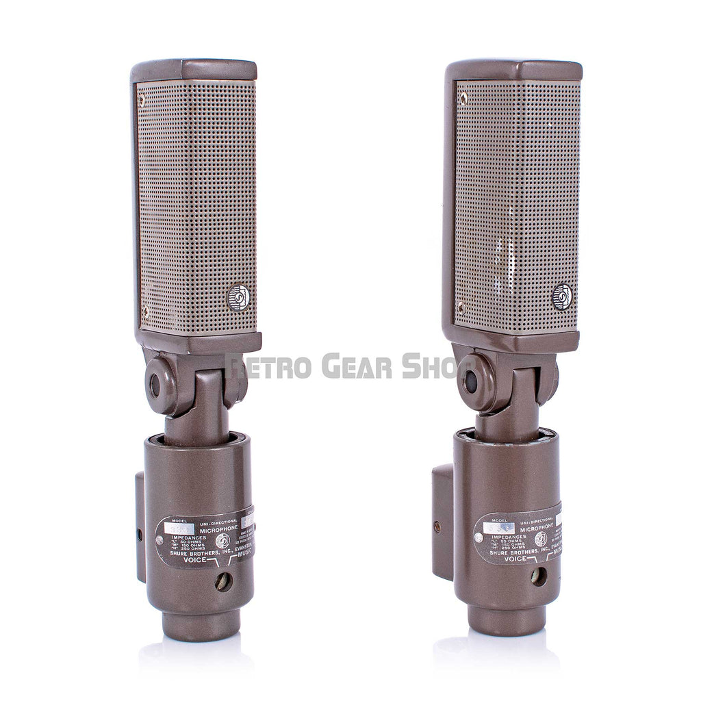 Shure Model 333 Unidirectional Ultra Cardioid Ribbon Element Microphone Vintage Rare Mic