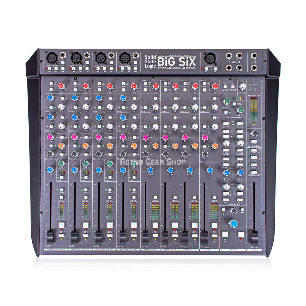 SSL Big Six Desktop Mixer Console USB Interface– Retro Gear Shop