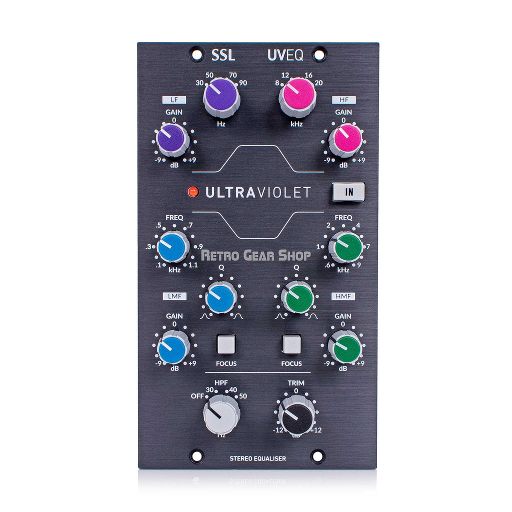 Solid State Logic SSL UVEQ Ultra Violet 500 Series 4-Band EQ Stereo Equalizer Module Used