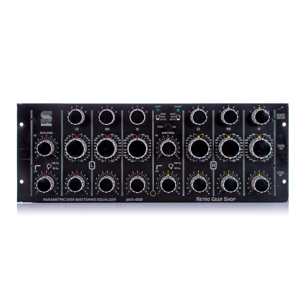 Sontec MES 430B Parametric Disk Mastering Equalizer Vinyl Mastering Rare Vintage 4 Channel