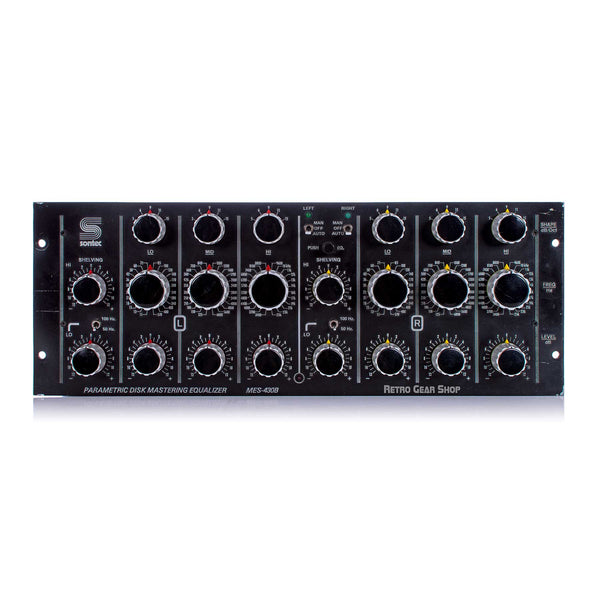 Sontec MES 430B Parametric Disk Mastering Equalizer Vinyl Mastering Rare Vintage 4 Channel