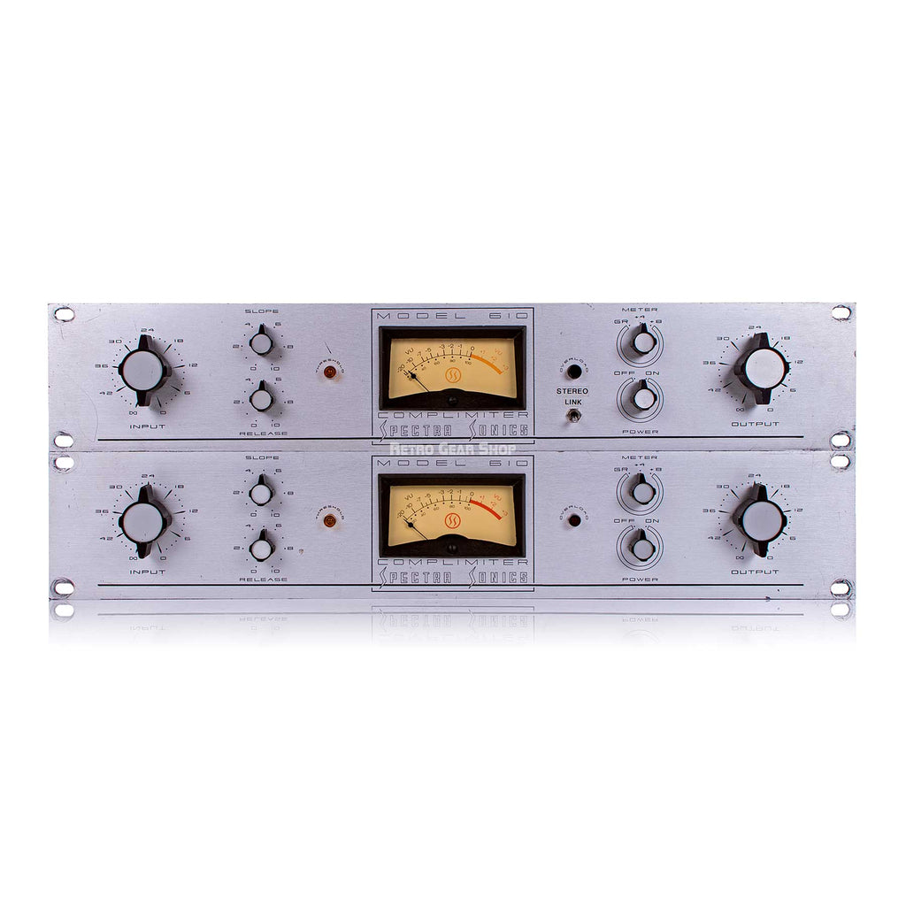 Spectra Sonics Model 610 Complimiter Sequential Stereo Pair Rare Vintage Compressor Serviced