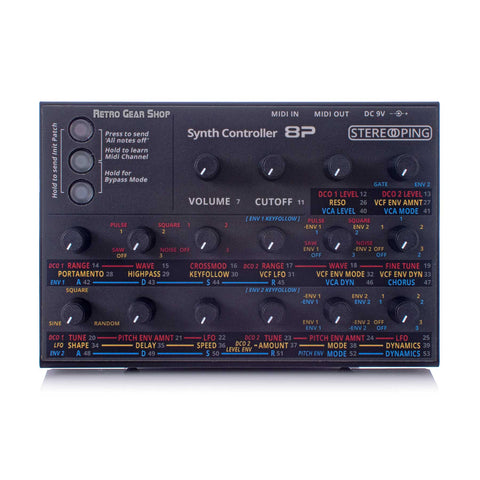 Stereoping CE-1 8P Midi Controller for Roland JX-8P