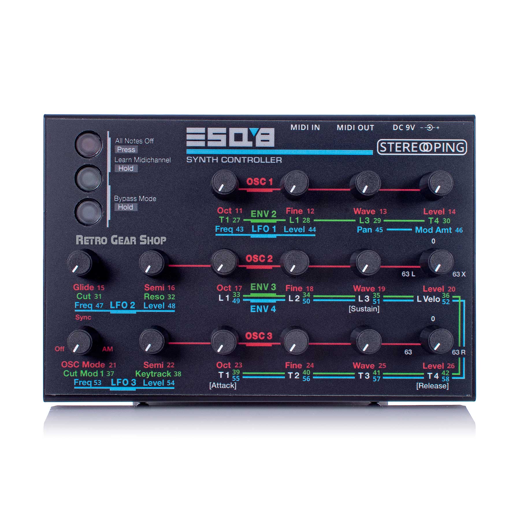 Stereoping CE-1 ESQ8 Midi Controller for Ensoniq ESQ/SQ80