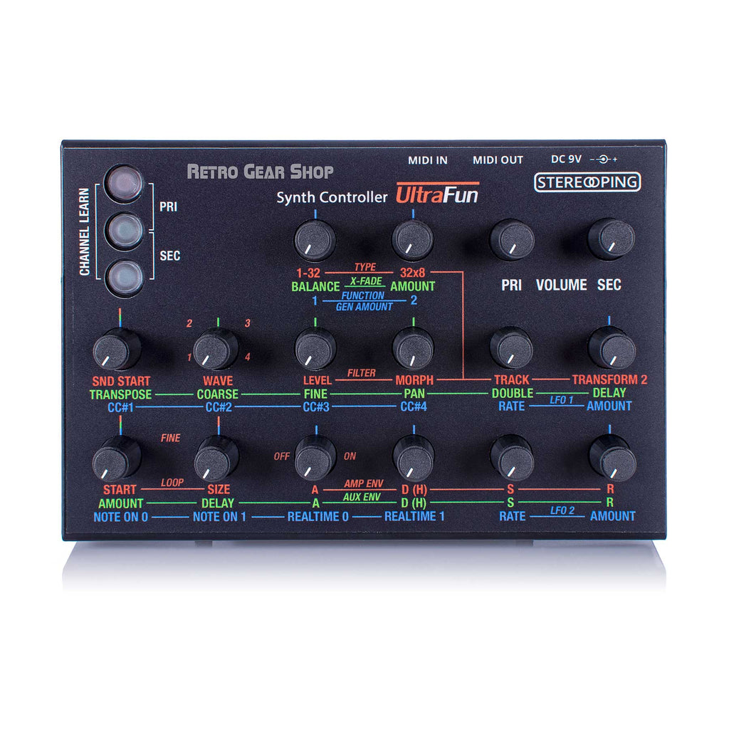 Stereoping CE-1 Midi Synthesizer Controller Emu Ultra Proteus Morpheus Ultra Fun Faceplate