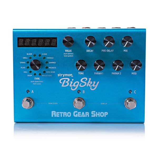 Strymon BigSky Multidimensional Reverberator Guitar Effect Pedal