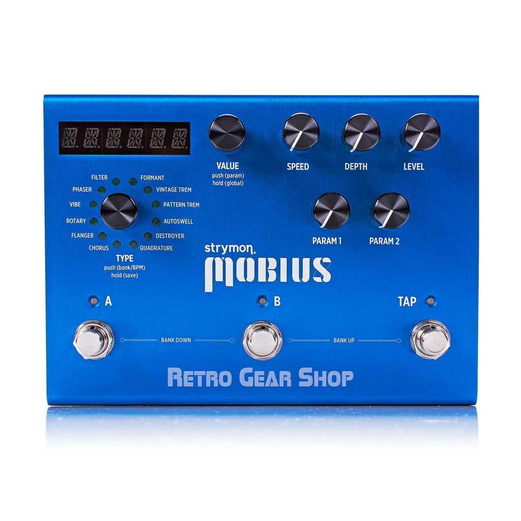 Strymon Mobius Multidimensional Modulation Guitar Effect Pedal– Retro Gear Shop