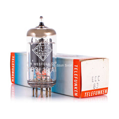 TELEFUNKEN真空管 ECC83  3本セット Telefunken ECC83 12AX7 Tube Smooth Plate Diamond Bottom Vintage