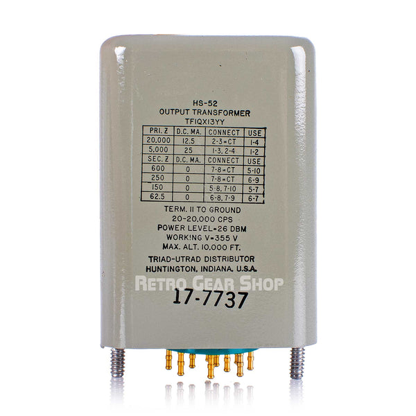 Triad HS-52 Output Transformer Rare Vintage NOS HS52