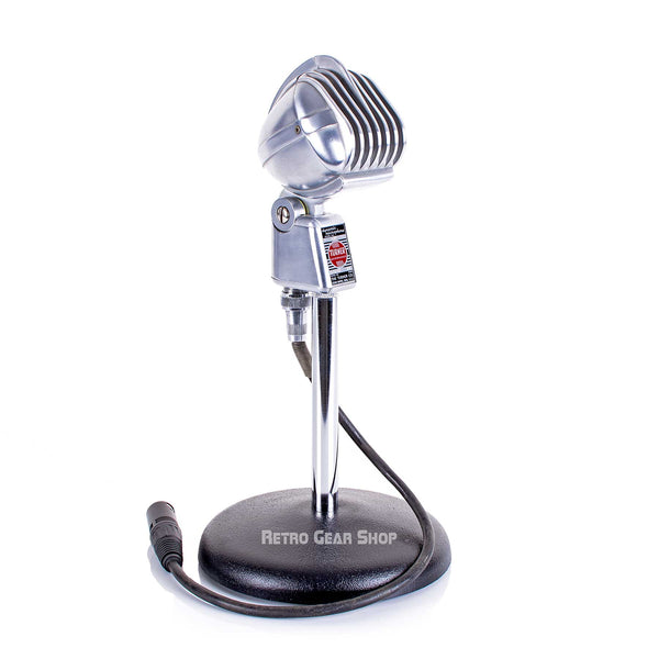 Turner 33D Dynamic Microphone + Round base stand Rare Vintage Mic