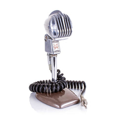 Turner 33D Dynamic Microphone + Art Deco base Rare Vintage Mic