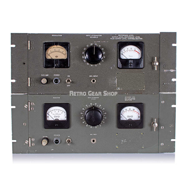 U.S. Department of Commerce CAA Tri-tronics Laboratory Vintage Rare Tube Compressor Limiter Pair